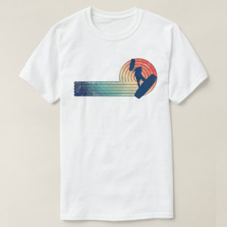 Kitesurfen Zitat Vintage Farben sehen Kiteboard T-Shirt