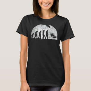 Kitesurfer Evolution Evolution von Man Water Kiteb T-Shirt