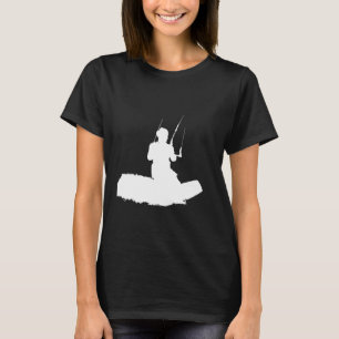 Kitesurfer genießen die Waves künstlerisches Weiß  T-Shirt