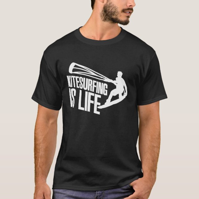 Kitesurfer Kitesurf Kiteboarding T-Shirt (Vorderseite)