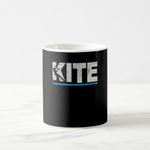 Kitesurfer Kitesurfing Surfing Retro Geschenk Kaffeetasse