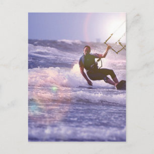 Kitesurfer Postcard Postkarte
