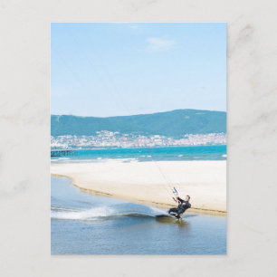 Kitesurfer Postkarte
