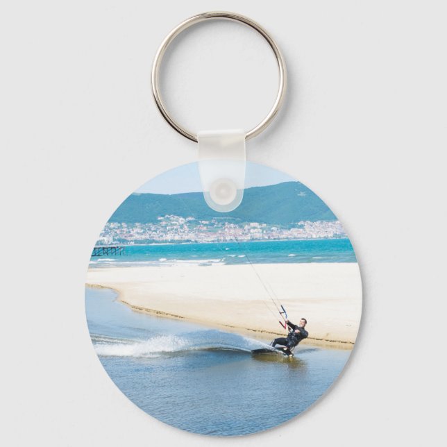 Kitesurfer Schlüsselanhänger (Vorderseite)