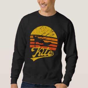 Kitesurfgeschenk - Kitesurfing Retro Kitesurfing B Sweatshirt