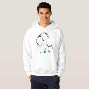 Kitesurfing bemannt Entwurf #1 Hoodie