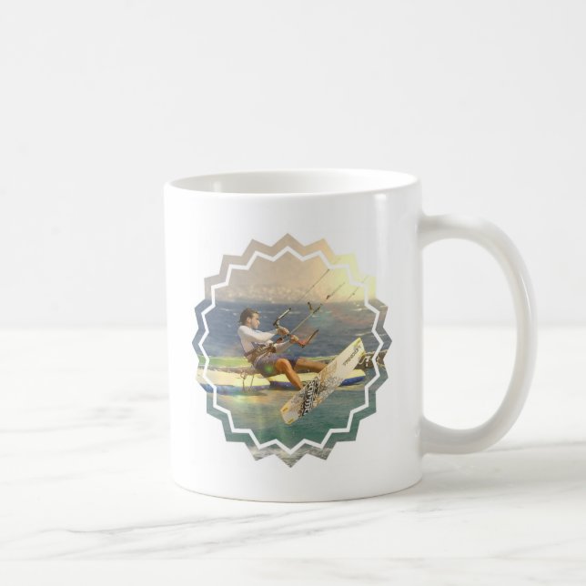 Kitesurfing Kaffee-Tasse Tasse (Rechts)