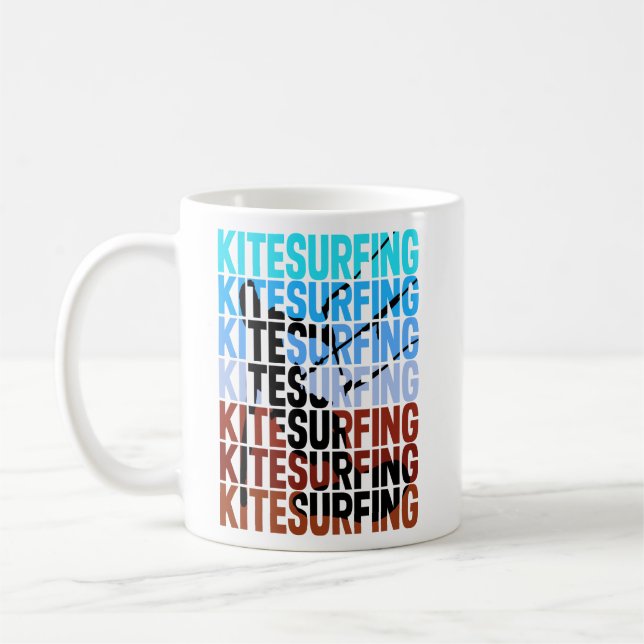 Kitesurfing Kaffeetasse (Links)