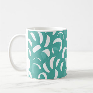 Kitesurfing Kiteboarding Blue White Pattern Kaffeetasse