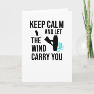 Kitesurfing Kiteboarding Kitesurfer Kiteboarder Karte