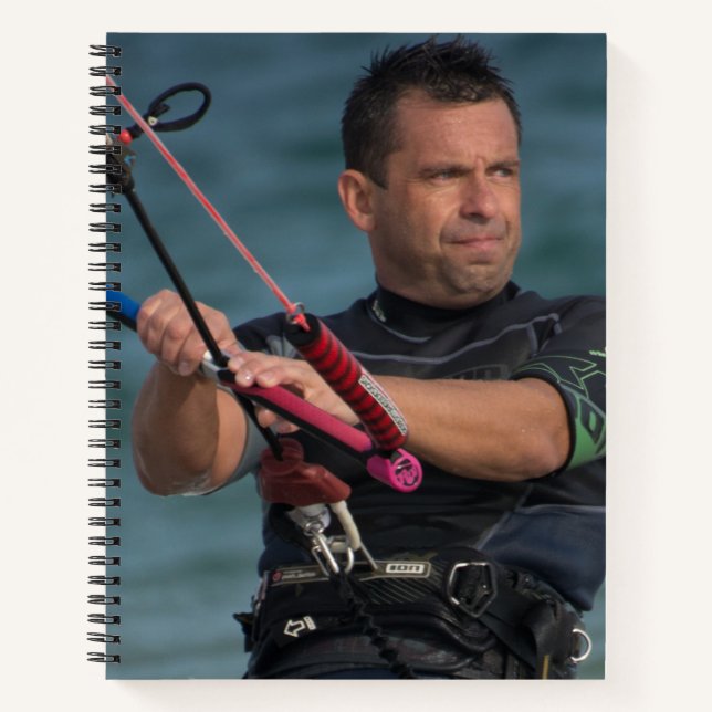 Kitesurfing Notizbuch (Vorderseite)