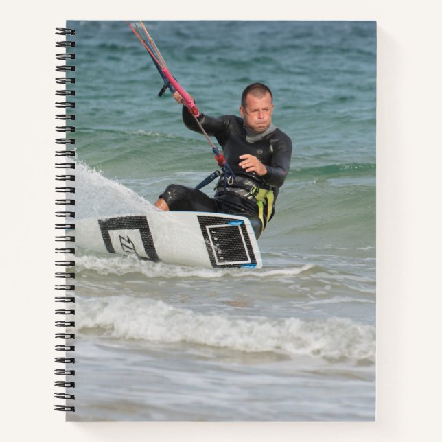 Kitesurfing Notizbuch (Vorderseite)