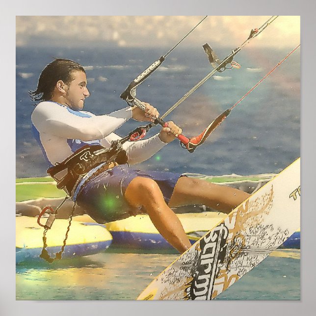 Kitesurfing Poster (Vorne)