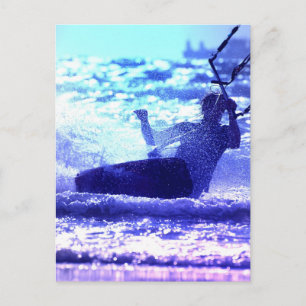 Kitesurfing Postkarte