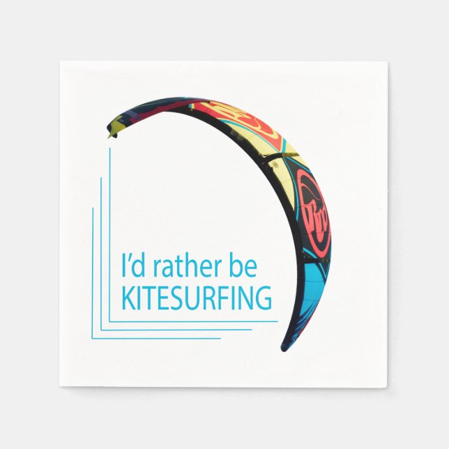 Kitesurfing Serviette (Vorderseite)