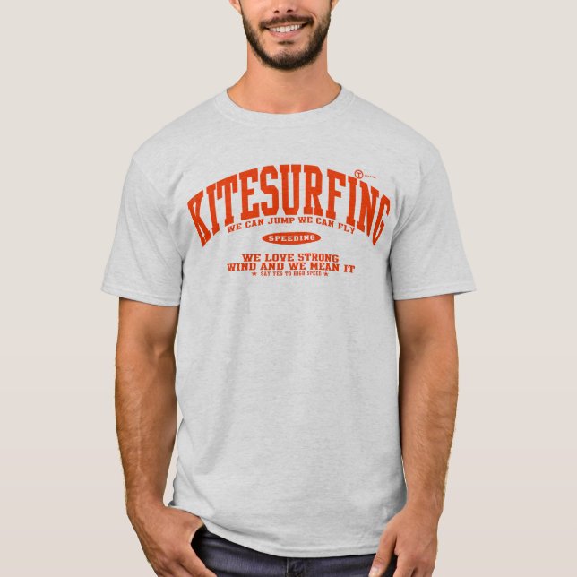 Kitesurfing T-Shirt (Vorderseite)