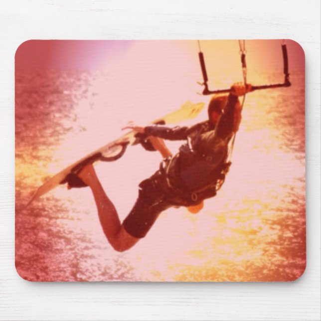 Kitesurfing Zupacken-Mausunterlage Mousepad (Vorne)