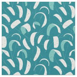 Kitesurfmuster Cool Blau Weiß Stoff