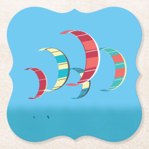 Kitesurfpapier-Untersetzer Untersetzer