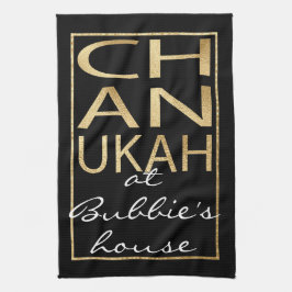 Kitetücher Chanukah Gold Geschirrtuch