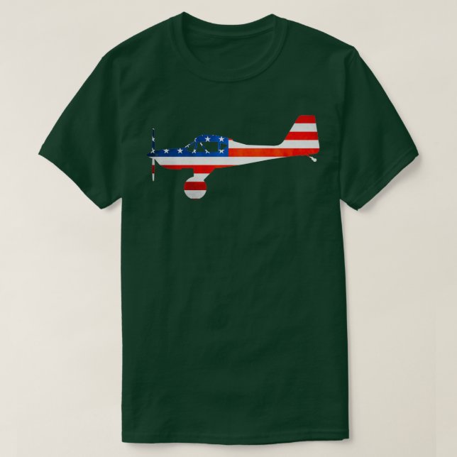 KitFox - Amerikanische Flagge T-Shirt (Design vorne)