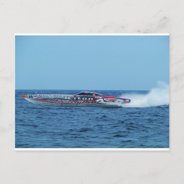 Kiton Offshore Powerboat. Postkarte (Vorderseite)