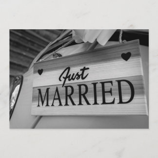 Kitsch Handgeschriebene Hochzeit Danke Postcard Einladung