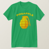Kitsch-Satirical Ananas-Handgranate