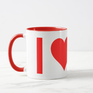 Kitschen Fatty Coffee Lover Tasse Diner Rot