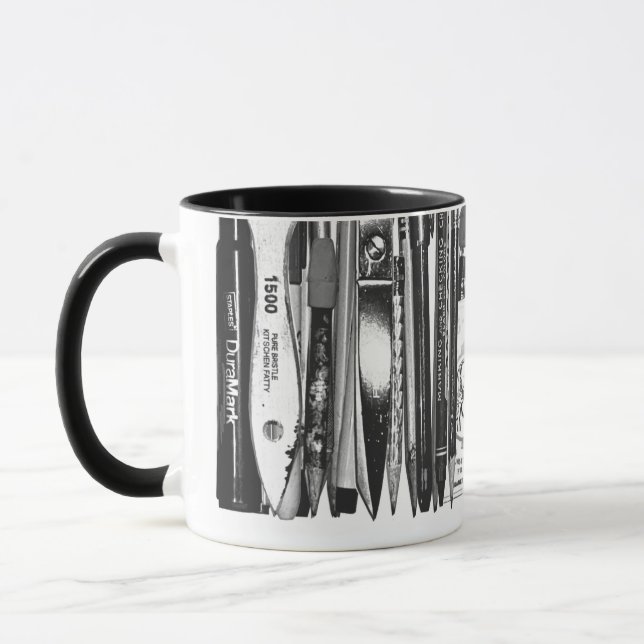 Kitschen Fatty Desk Tasse Slick Black (Links)