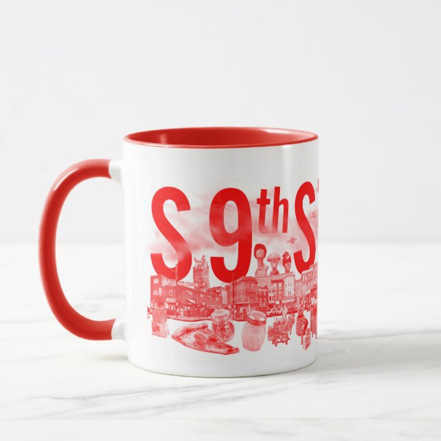 Kitschen Fatty S 9th St Tasse Diner Red (Links)