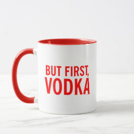 Kitschen Fatty Vodka Tasse Diner Red