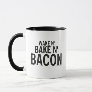 Kitschen Fatty Wecke N' Bacon Tasse Slick Black