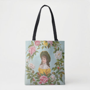 Kitschige Vintage Deutsche Valentinskarte, 1884