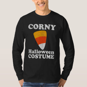 Kitschiges Halloween-Kostüm Candy Corn Retro 80e T-Shirt