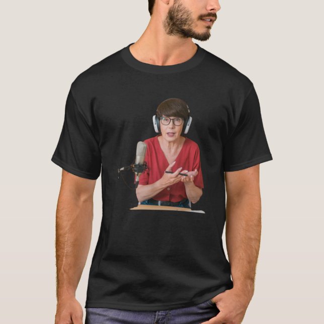 Kitschly fabelhafte 50er Radio Talkshow T-Shirt (Vorderseite)