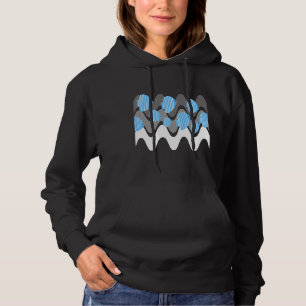 Kitschy Angel Fish Blue Hoodie