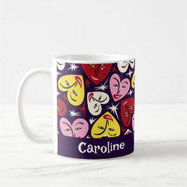 Kitschy Kitchen Retro 1950er Herts Individuelle Na Kaffeetasse