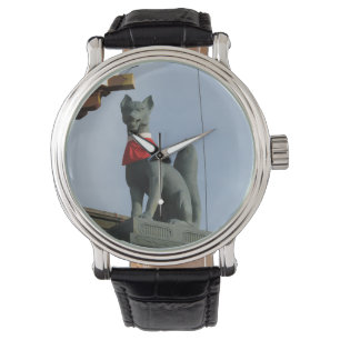 Kitsune キ ネ (Fox) mit Jewel in Mouth Armbanduhr