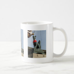 Kitsune キ ネ (Fox) mit Jewel in Mouth Kaffeetasse