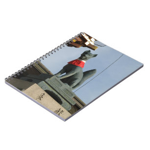 Kitsune キ ネ (Fox) mit Jewel in Mouth Notizblock