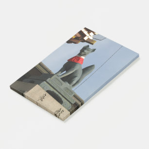 Kitsune キ ネ (Fox) mit Jewel in Mouth Post-it Klebezettel