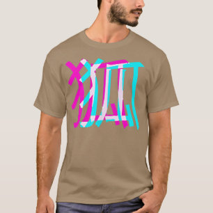 Kitsune Fo Japanischer Glitch Anime Ästhetik Vapor T-Shirt