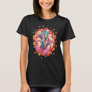 Kitsune Fox a Japanischer 9 Schwanzfuchs a Kitsune T-Shirt