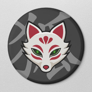 KITSUNE Fox Mask - Street Art Magnet