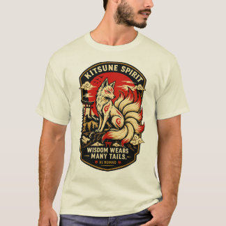 Kitsune-Geist – Japanischer Fuchs Yokai Vintage-My T-Shirt