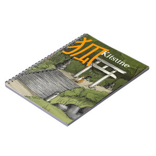 Kitsune - japanischer Fox-Wächter Notizblock