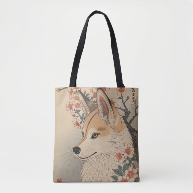 Kitsune & Kirschblüte (Vorderseite)