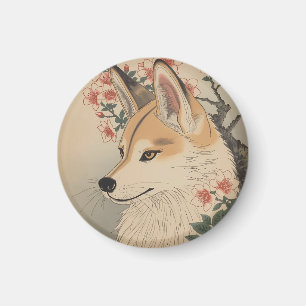Kitsune & Kirschblüte Magnet