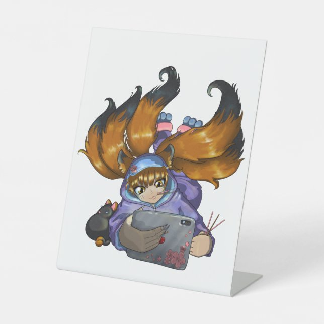 Kitsune Life Sockelschild (Vorderseite)